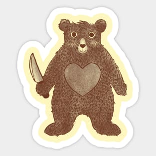 I Love You Bear Sticker